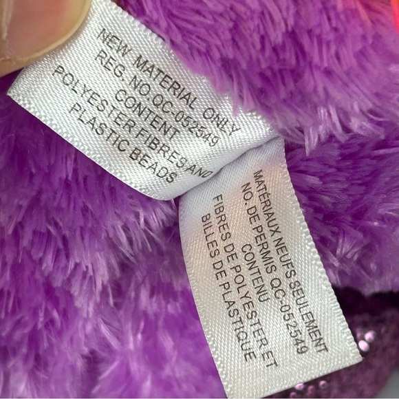 TY Silk Rosette Purple Unicorn 2021 - Picture 9 of 11